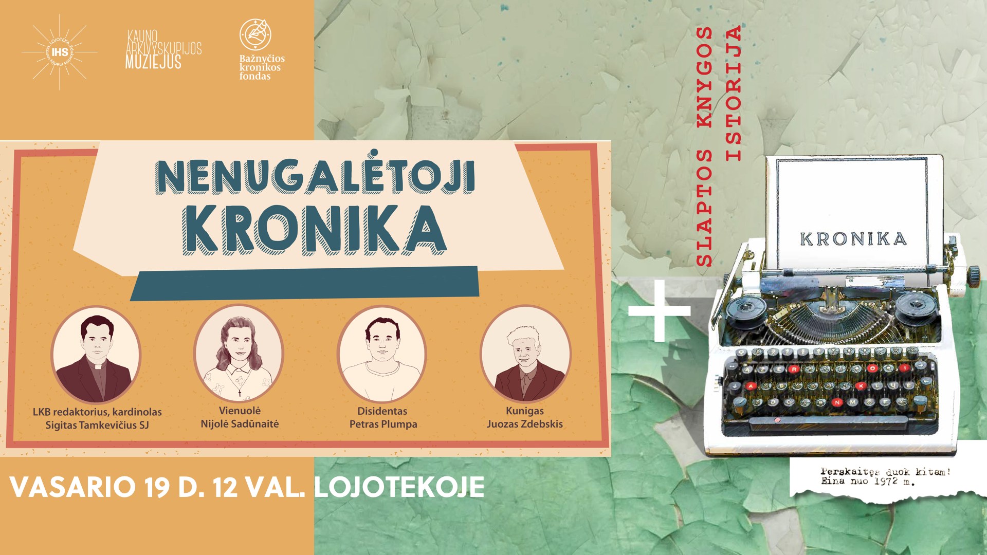 Knygos vaikams „Kronika. Slaptos knygos istorija“ pristatymas ir parodos atidarymas
