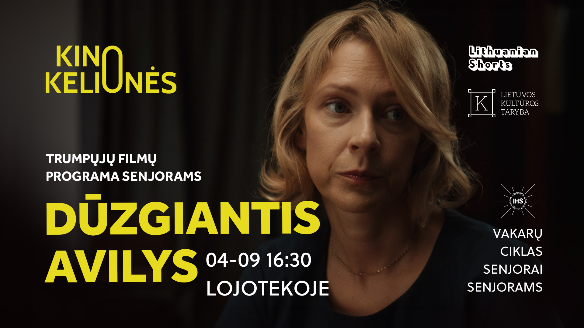 Trumpųjų filmų programa senjorams DŪZGIANTIS AVILYS | Vakarų ciklas „Senjorai senjorams"!