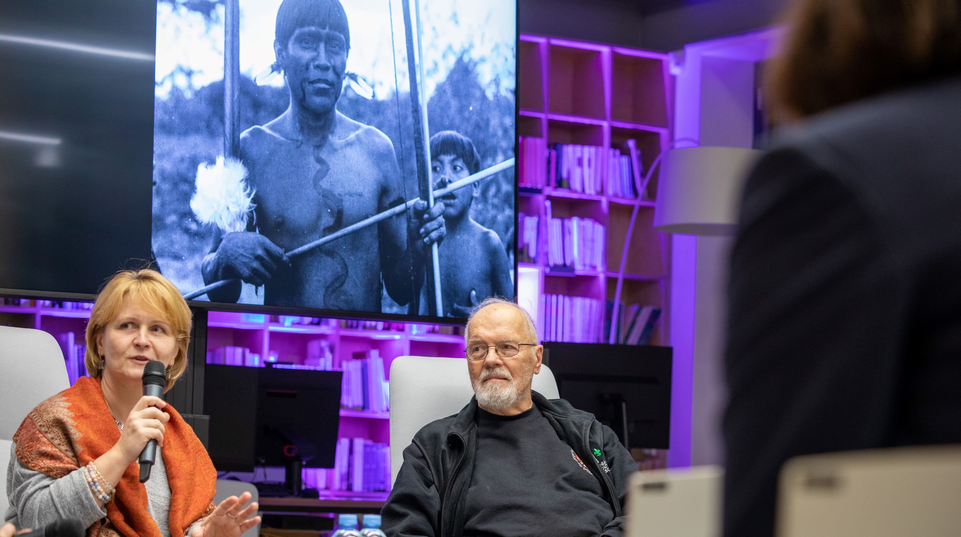 Parodos „Rankų darbo indai iš Pietų Amerikos: gamta, kasdienybė, išgyvenimas“ atidarymo akimirkos